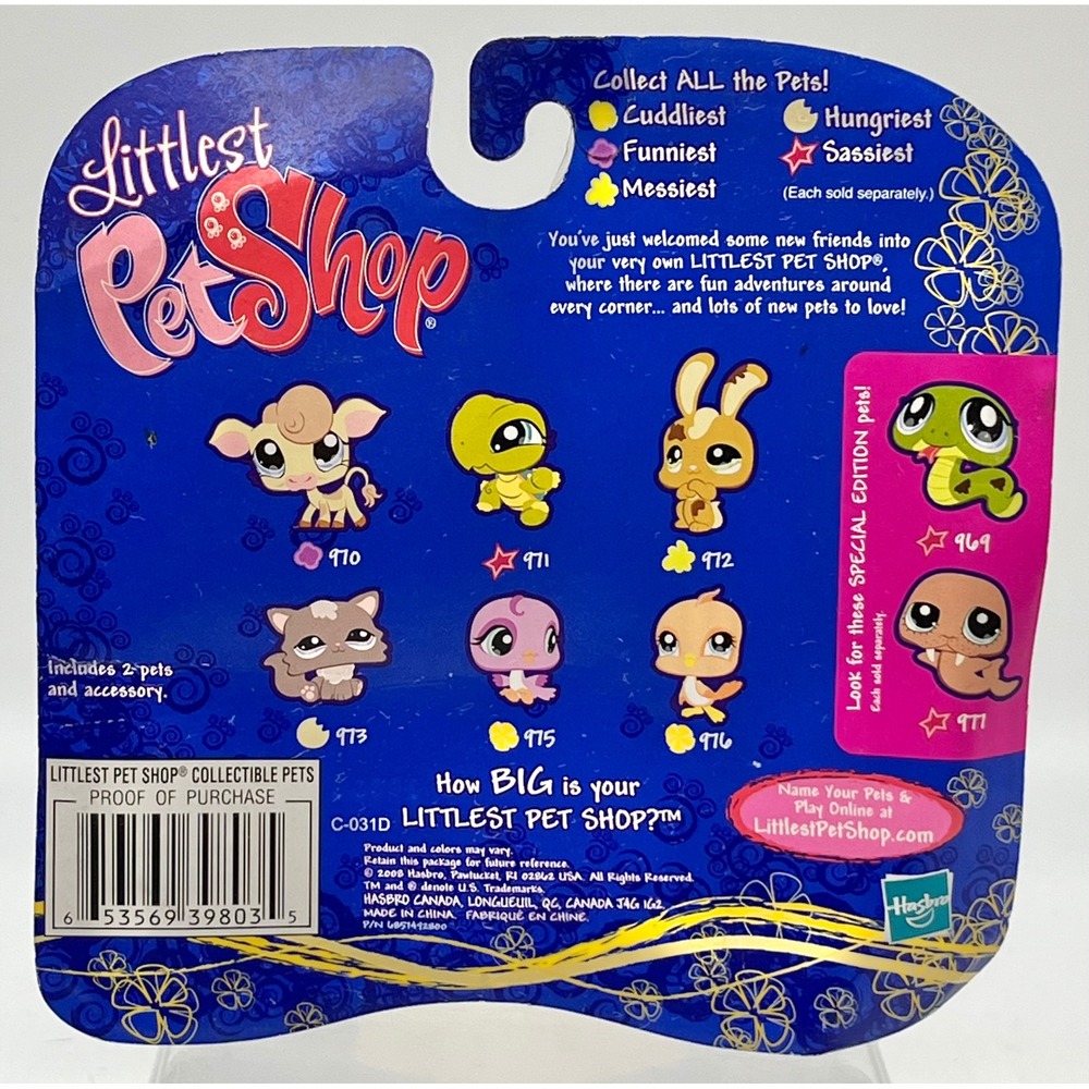 2008 Littlest Pet Shop #975/#976 Cuddliest BRAND NEW - Picture 3 of 8
